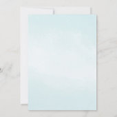 Unicorn Birthday Party for 7 year old Kaart (Achterkant)