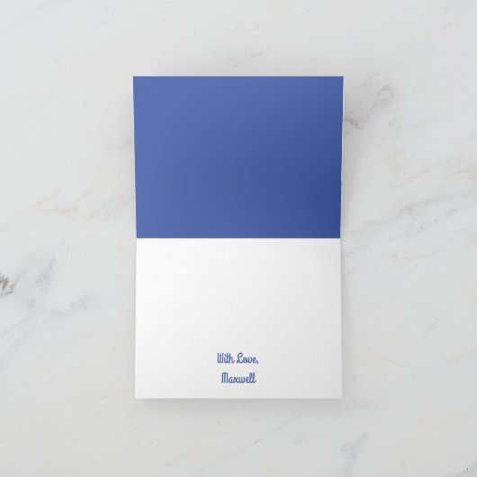 Unicorn Birthday Party Kaart (Binnen)