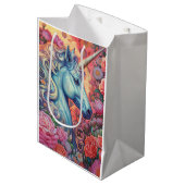 Unicorn Birthday Party Medium Cadeauzakje (Voorkant Gekanteld)