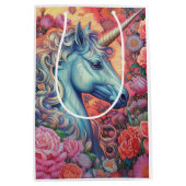 Unicorn Birthday Party Medium Cadeauzakje (Voorkant)