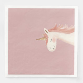 Unicorn birthday Party napkin  Servet