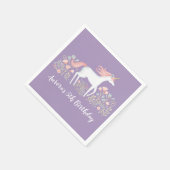 Unicorn Birthday Party Napkins Servet (Hoek)