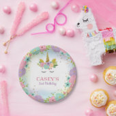 Unicorn Birthday Party Paper Bord (Feest)