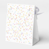 Unicorn Birthday Party Polka Dots Flowers Bedankdoosjes (Achterkant)