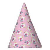 Unicorn Birthday Party roze Feesthoedjes (Rechts)