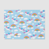 Unicorn Birthday Party Tissuepapier (Voorkant)