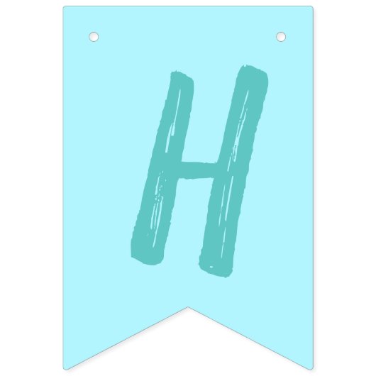 Unicorn Birthday Party Vlaggetjes (Tweede vlag)