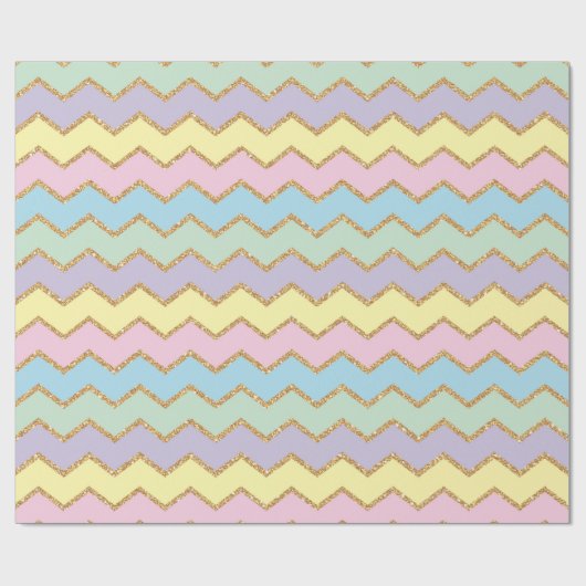 Unicorn Birthday Pattern Cadeaupapier (Vlak)