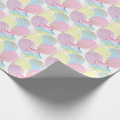 Unicorn Birthday Pattern Cadeaupapier (Hoek)