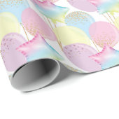 Unicorn Birthday Pattern Cadeaupapier (Rol Hoek)