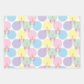 Unicorn Birthday Pattern Inpakpapier Vel (Voorkant 2)