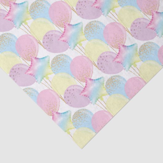 Unicorn Birthday Pattern Tissuepapier (Detail)