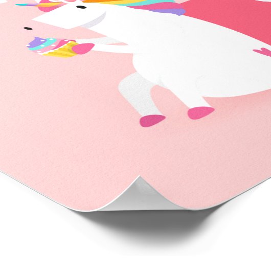 Unicorn Birthday Poster (Hoek)