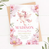 Unicorn Birthday Uitnodiging