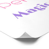 Unicorn Birthday Welcome Sign Poster (Hoek)