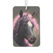 Unicorn Black en Pink Fantasy Creature Luchtverfrisser (Achterkant)