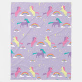 Unicorn Blanket | ABDL | DDLG | Baby4Levensduur Fleece Deken (Voorkant)