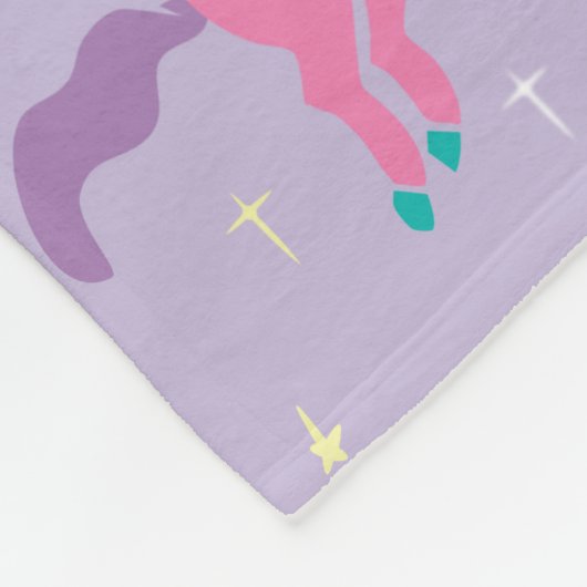 Unicorn Blanket | ABDL | DDLG | Baby4Levensduur Fleece Deken (Hoek)