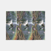 Unicorn Blanket Fleece Deken (Voorkant (Horizontaal))