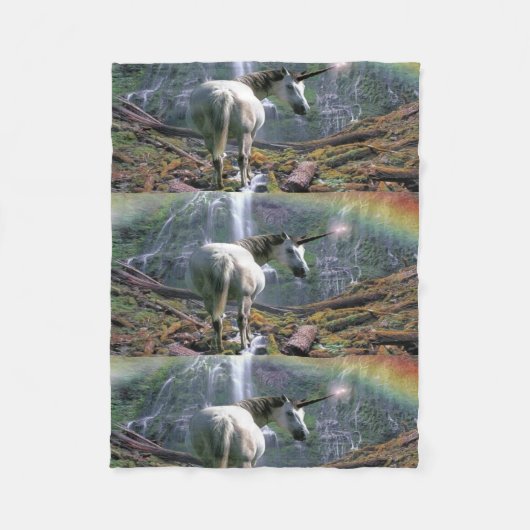 Unicorn Blanket Fleece Deken (Voorkant)