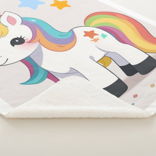 UNICORN BLANKET SHERPA DEKEN (3/4)