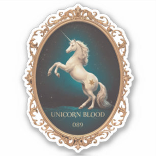 Unicorn Blood  Label Sticker