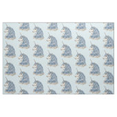 Unicorn Blue Hair Stof (Fat Quarter)