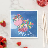 Unicorn Blue Moon Servet (Insitu)