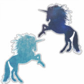 Unicorn Blues Sticker (Voorkant)