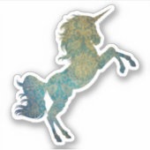 Unicorn Blues Sticker (Voorkant)