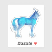 Unicorn Blues Sticker (Vel)