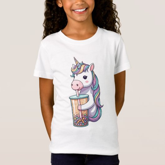 Unicorn Boba T-shirt (Voorkant)