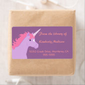 Unicorn Book Label (Insitu)