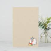 Unicorn Bookworm Briefpapier (Staand voorkant)