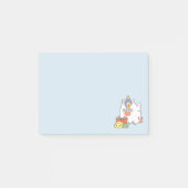 Unicorn Bookworm Post-it® Notes (Voorkant)
