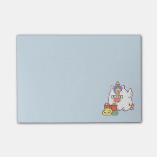 Unicorn Bookworm Post-it® Notes
