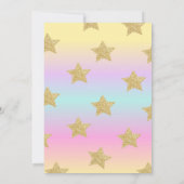 Unicorn Bowling Invitation, Unicorn Party, Bowling Kaart (Achterkant)