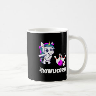Unicorn Bowling Pin Strike Bowling Bowler Bowling Koffiemok