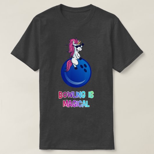 Unicorn Bowling Shirt Bowling Unicorn Bowling Ball (Design voorkant)