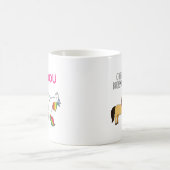 Unicorn Bridesmaid Funny Wedding Favor Koffiemok (Center)