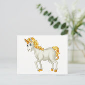 Unicorn briefkaart (Staand voorkant)