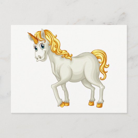 Unicorn briefkaart (Voorkant)