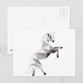 Unicorn Briefkaart (Voorkant / Achterkant)