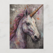 Unicorn Briefkaart (Voorkant)