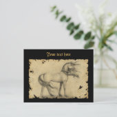 Unicorn Briefkaart (Staand voorkant)