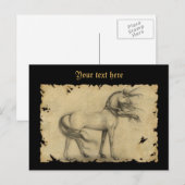 Unicorn Briefkaart (Voorkant / Achterkant)