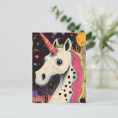Unicorn Briefkaart (Staand voorkant)