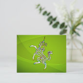 Unicorn Briefkaart (Staand voorkant)