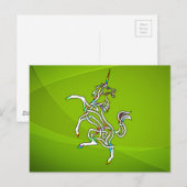 Unicorn Briefkaart (Voorkant / Achterkant)