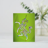 Unicorn Briefkaart (Staand voorkant)